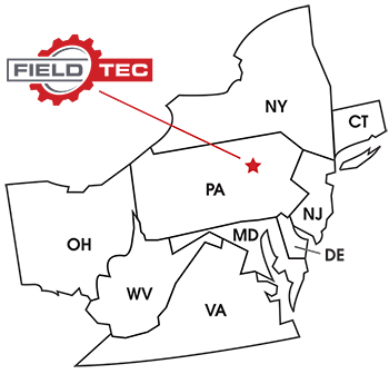 Field-Tec Services Territory Map